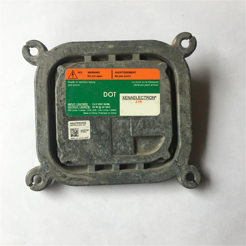Подержанные оригинальные 35XT6-L2-D3 12 В D3S ксеноновые фары HID балластный модуль 35XT6-D3 35XT6L2D3 AA4376600DG автомобильные аксессуары