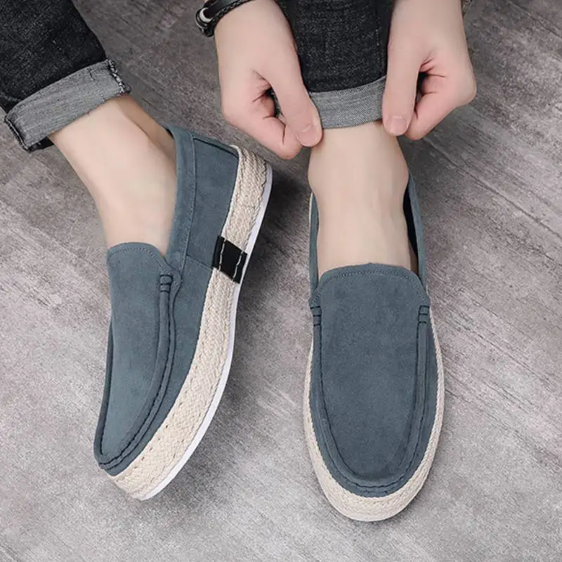 

Удобные мужские туфли, дышащие мокасины, повседневная обувь на плоской подошве, для вождения, летняя обувь