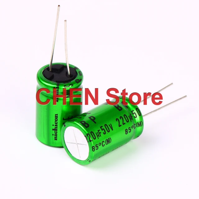 1PCS NICHICON MUSE BP ES 50V 0.47UF 1UF 2.2UF 3.3UF 4.7UF 10UF 22UF 33UF 47UF 100UF 220UF 330UF Non Polar HiFi Audio capacitor 50V220UF 16X25MM