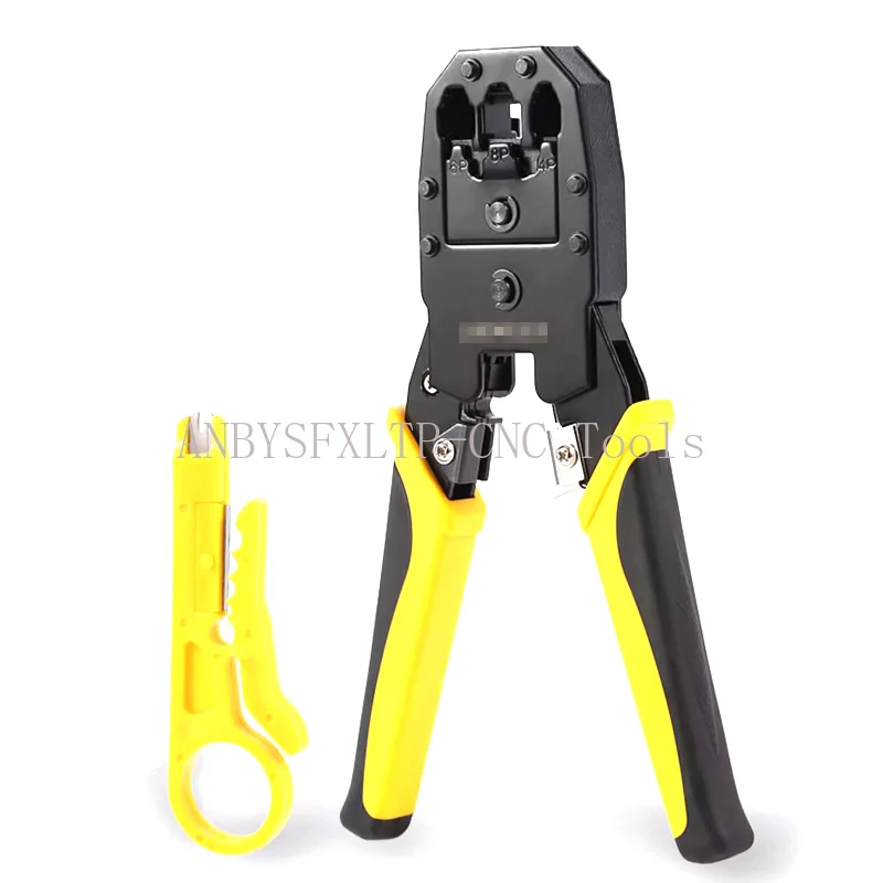 

1Pcs 3-in-1 Networking Crimping Pliers 4P/6P/8P Multifunction Network Cable Wire Cable Telephone Stripper Gadget With