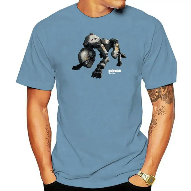 T-Shirt Wolfenstein Il Nuovo Ordine S M L Xl Panzerhund Neu + Ovp