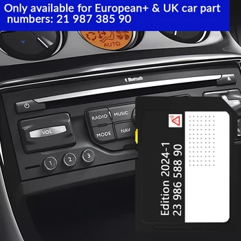 UE e Regno Unito per Peugeot RNEG MY WAY Mappe di navigazione Scheda SD Mappe di schede SD GPS 2023