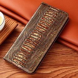 Magnet Genuine Leather Flip Wallet Phone Case Cover for Cubot X70 (Brown)