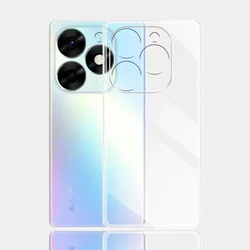 Clear Soft Silicone Phone Case - Transparent Protective Cover for Itel A58 (Clear)