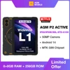 AGM P2 Active 11" FHD Rugged Tablet, IP68 Waterproof/Dustproof, 8GB RAM+256GB, Android 14, G99, Widevine L1 P2W Durable Pad 1