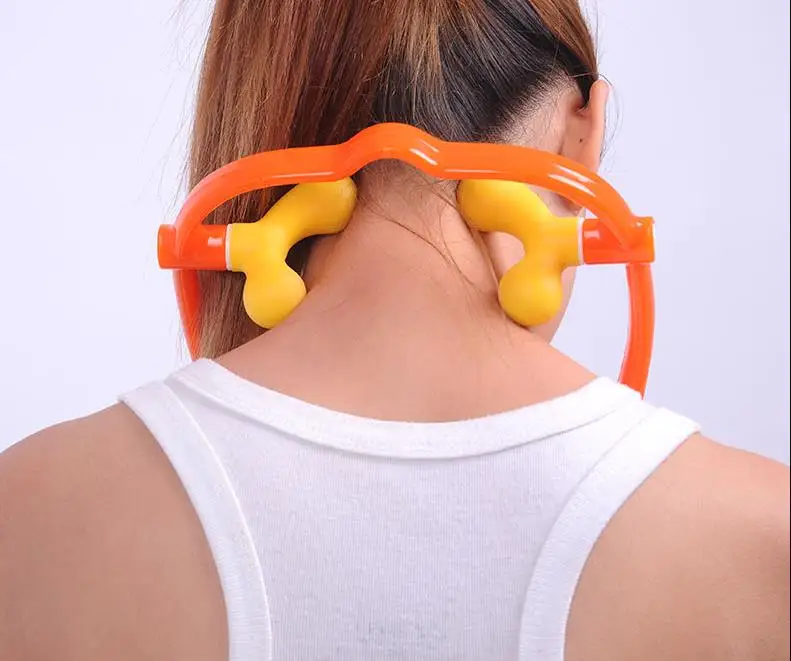 U cervical neck bump massager massager household manual neck massager