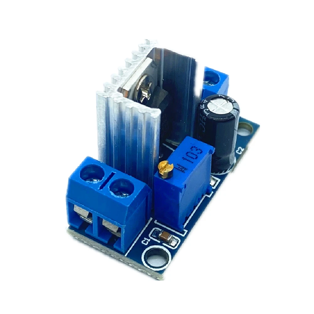LM317 Verstelbare Spanning Lineaire Regulator Voeding LM317 DC-DC 4.2-40V Om 1.2-37V 스텝 다운 벅 컨버터 보드 모듈