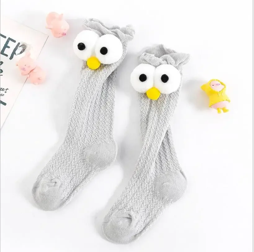 Gray eye socks