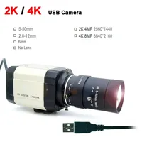 4K PC Webcam HD 6mm 2.8-12mm/5-50mm Varifocal Manual Lens 8MP 3840*2160/2K 4MP 30fps 2560x1440 UVC High Speed USB Computer Camer - Image 2