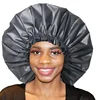 Shower Cap Large Adjustable Reusable Waterproof Bath Caps for Dreadlocks Women Girls Braids SPA Long Hair 2