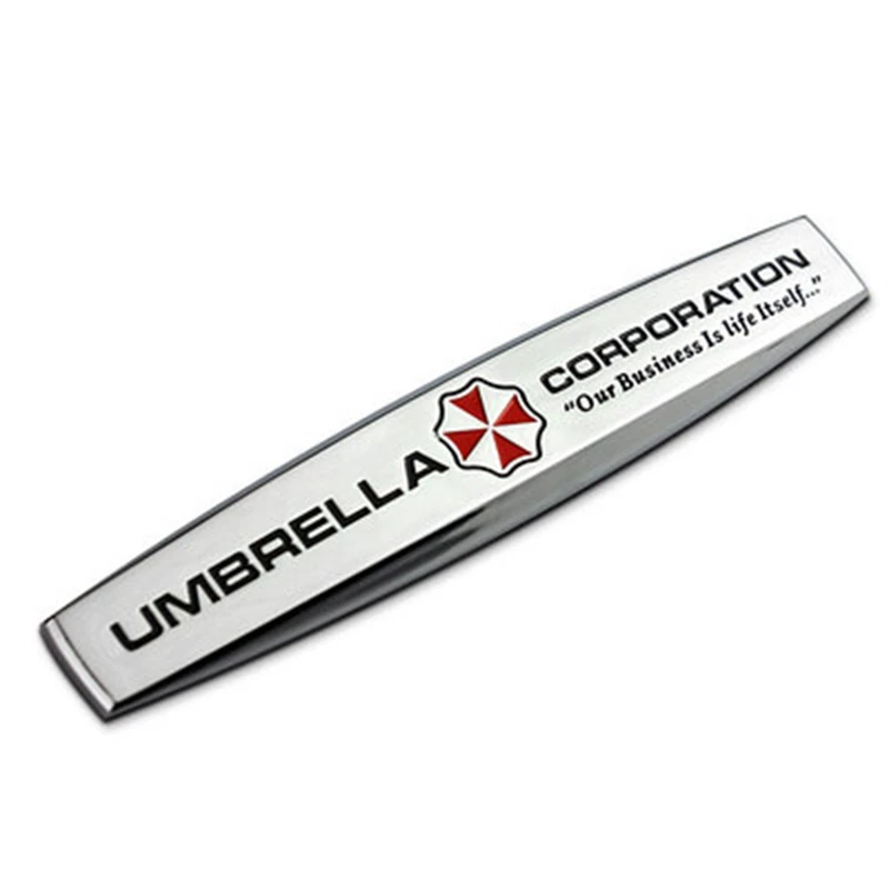 

Quality Umbrella Corp. Sticker Emblem Car Auto Fender Badge Side Door 100% 3D Metal Chrome Decor Automobile Tuning Car-Styling
