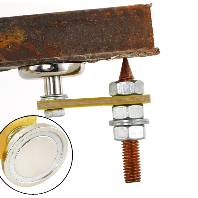 Welding Magnet Head Tail Welding Stability Strong Magnetism Large Suction Single Welder Magnet Head Tools