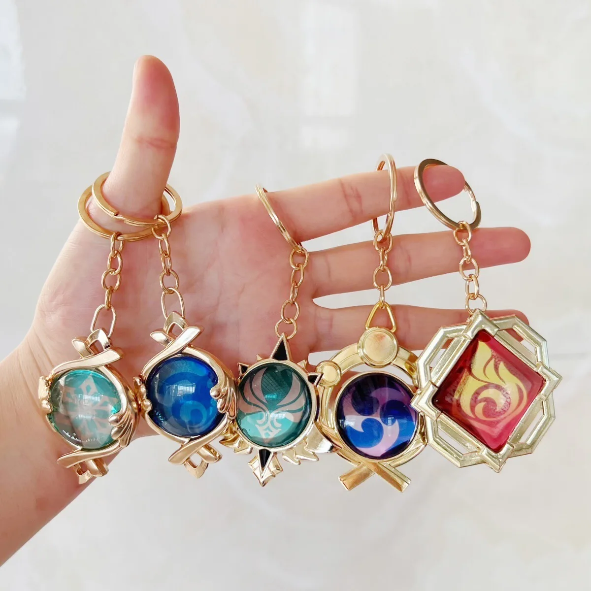 Fontaine Holographic Collection 新品5個 Genshin Impact - Fontaine - Estatua de los Siete - Estatua del