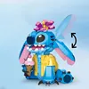 Disney 2024 New 730pcs Stitch Compatible 43249 Building Blocks Bricks Stitch Girl Boy Birthday Christmas Gift Toys 3