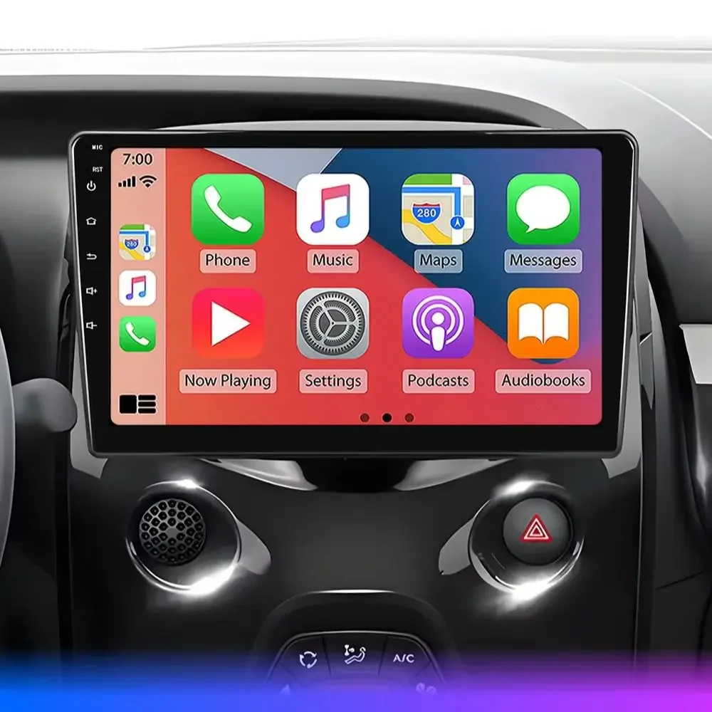 10.1インチCarPlay、アンドロイドオート対応最新OS android15 10.1