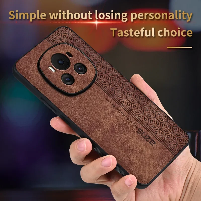 Luxury Leather Business Elite Shockproof Cell Phone Case - Protective Phone Shell