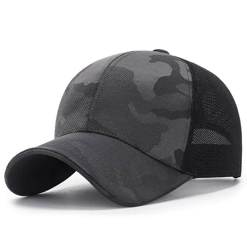 Men's Baseball Cap Caps Camouflage for Men Mesh Camouflage Camo Cap Outdoor Cool Army Military Hunting Hunt Sport Cap for Man