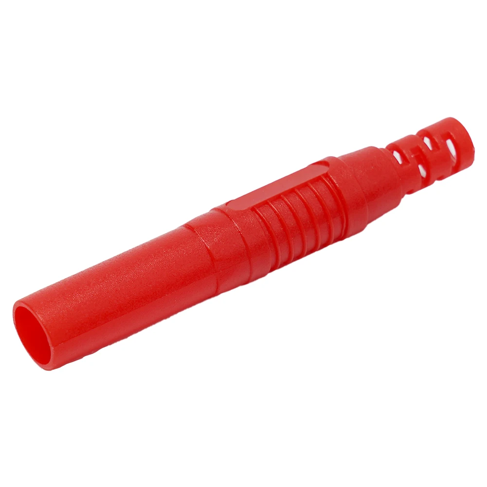 

4mm Straight Wire Male Banana Plug 4mm Banana CATII 1000V /MAX 32A Connectors DIY Instrument Insulated Male Plug