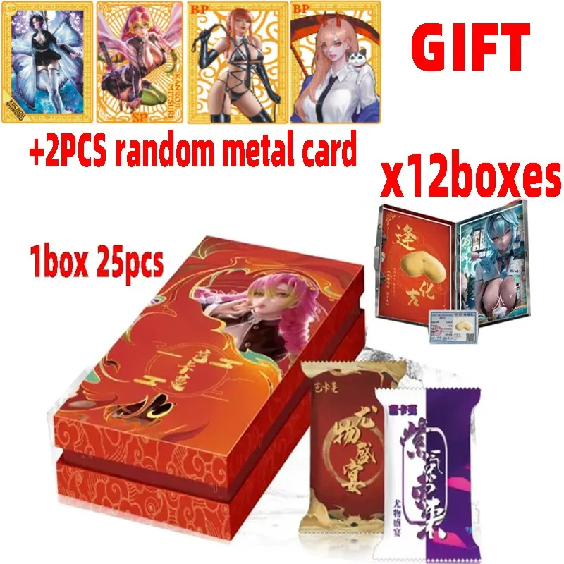 

Wholesale12/24/36 Goddess Story Beauty Feast Collection Cards Booster Box Sexy Girl Waifu Cards Child Gift Game Table Toys