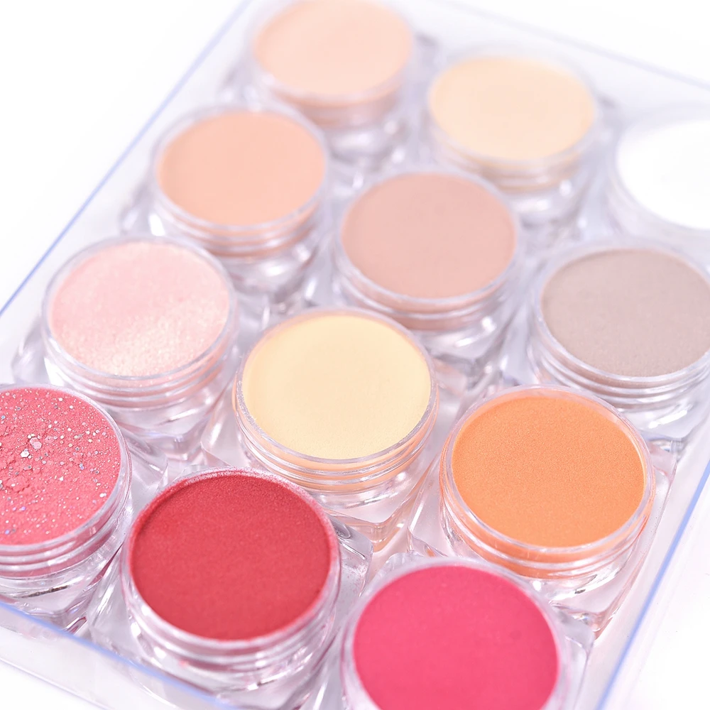 KADS Nail Acrylic Powder White Nude Pink Spring Winter Color Glitte Carved Manicure Dust for Nail Extension Sculpturing Building 3