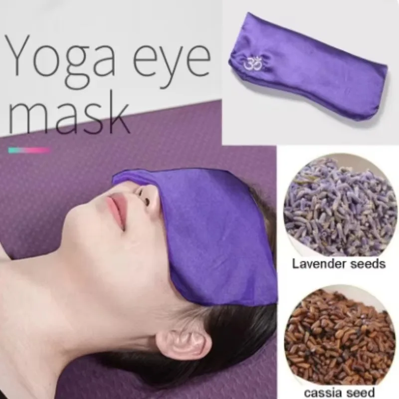 Yoga Eye Pillow Meditation Eye Mask Pilates Accessories Relieve Fatigue Sleep Aid Relaxation WomanExquisite Gifts Office/gym yoga eye pillow