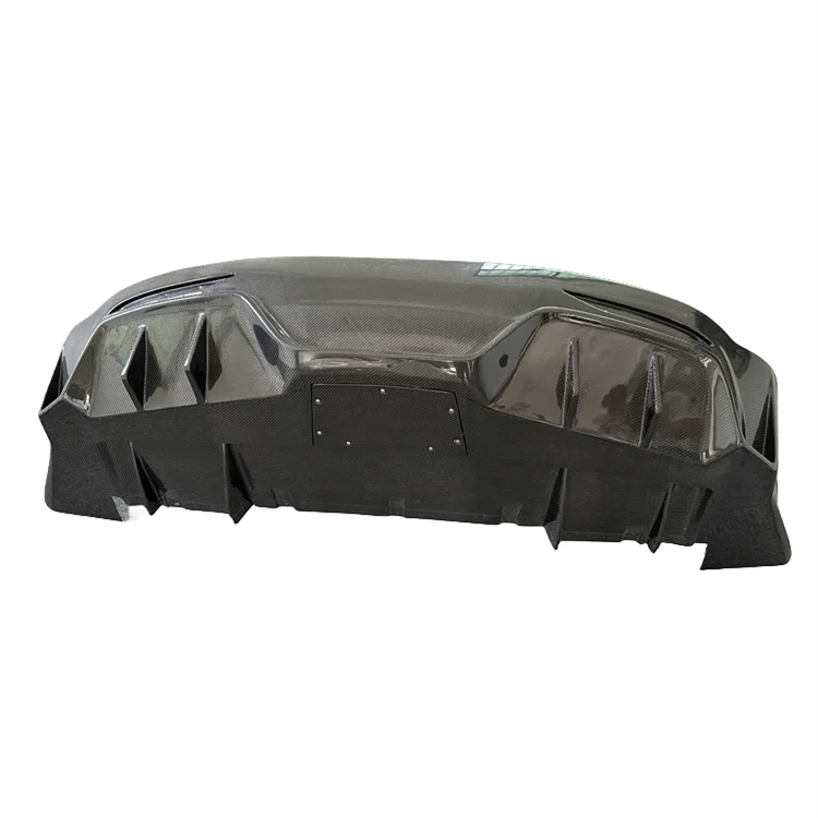 

high-quality Top Style Carbon Fiber Rear Bumper Diffuser Lip bodykit for Tesla Model X