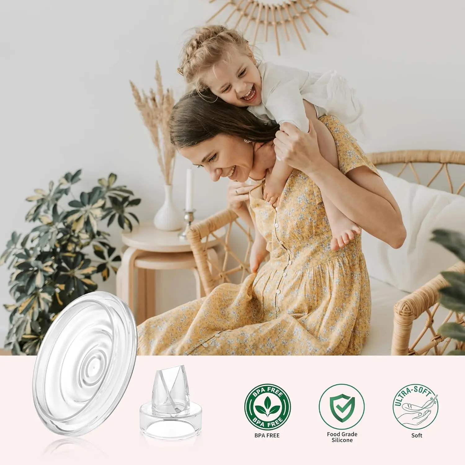 S9 Pro/S12 Pro/S9/S12 Duckbill Valve Silicone Diaphragm Compatible with momcozy Breastpump Electric Breast Pump Replacement