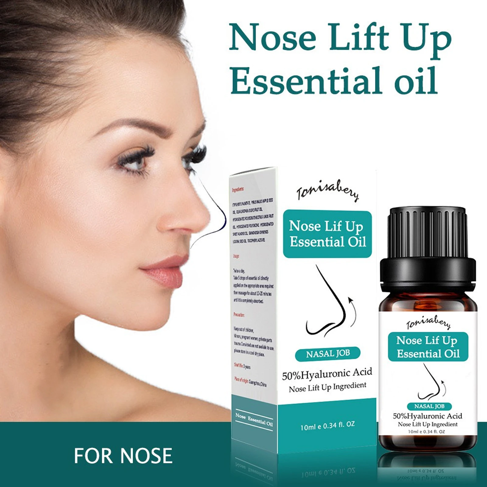 Nose Up Heighten Rhinoplasty Oil Collagen Firming Moisturizing Nasal