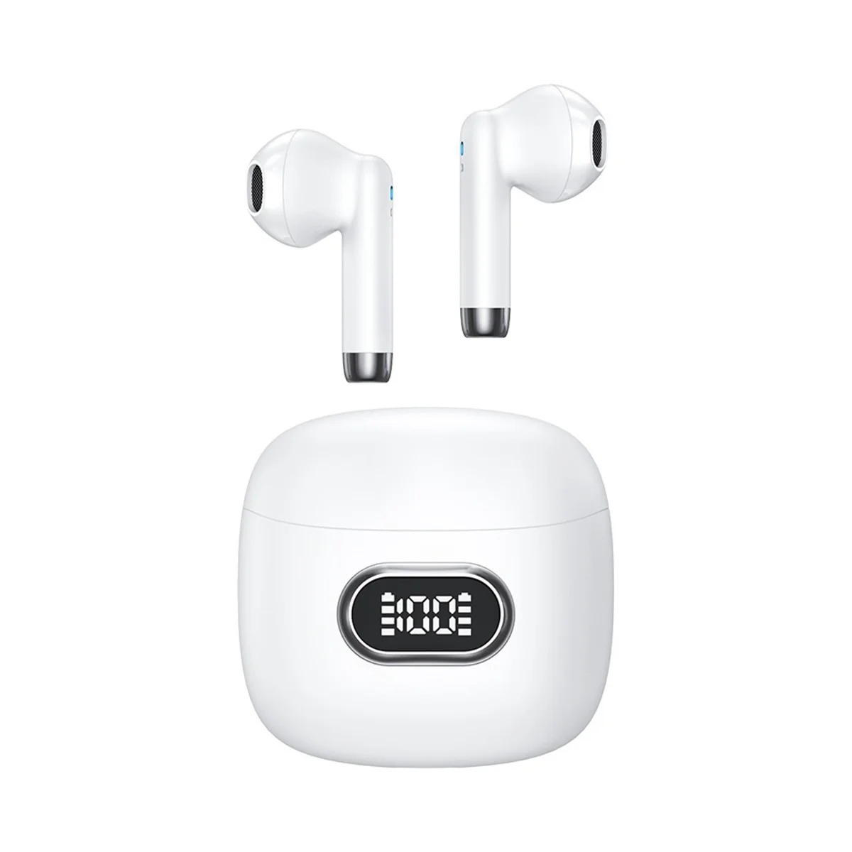 

Беспроводные наушники, время воспроизведения 35 часов, IPX5 водонепроницаемые стереонаушники-вкладыши для спортивных тренировок и игр, белые