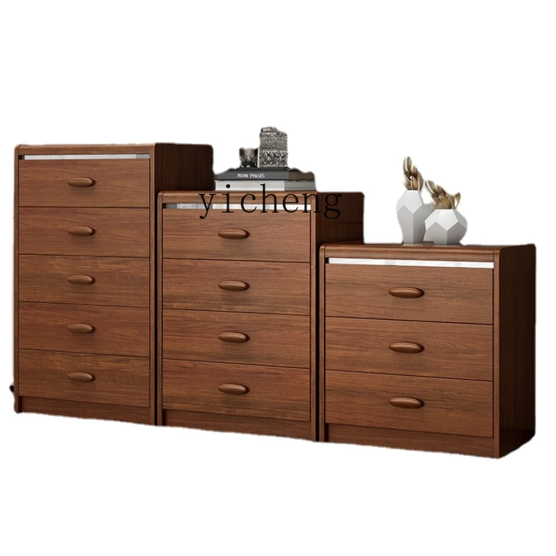 

Yy Solid Wood Chest of Drawers Bedroom Drawer-Style Storage Cabinet Economical Storage Cabinet