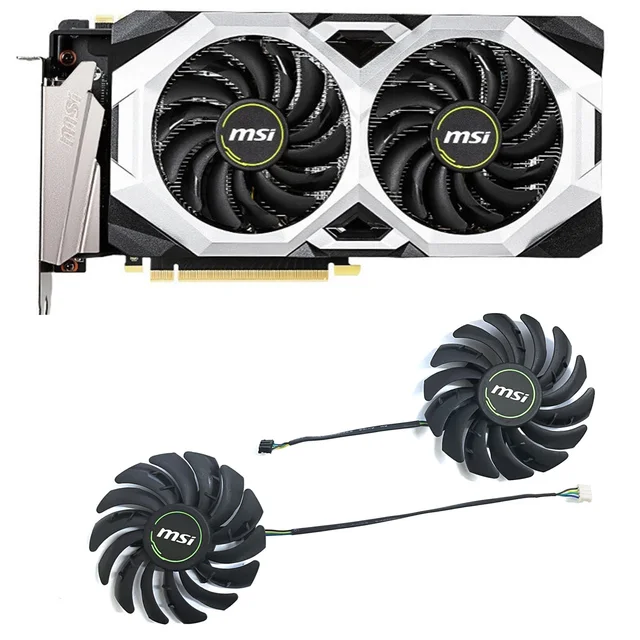 MSI 지포스 RTX 2060 2070 2080 슈퍼 벤투스 XS OC 그래픽 카드 팬용 GPU 쿨러, PLD09210S12HH, DC 12V, 0.40A, 4 핀, 85mm, RTX2070 MSI 지포스 RTX 2060 2070 2080 슈퍼 벤투스 XS OC 그래픽 카드 팬용 GPU 쿨러, PLD09210S12HH, DC 12V, 0.40A, 4 핀, 85mm, RTX2070