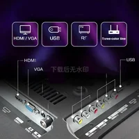 Téléviseur LED intelligent 32 43 50 55 65 75 85 pouces HD 2K 4K système Android écran plat pour usage domestique 4