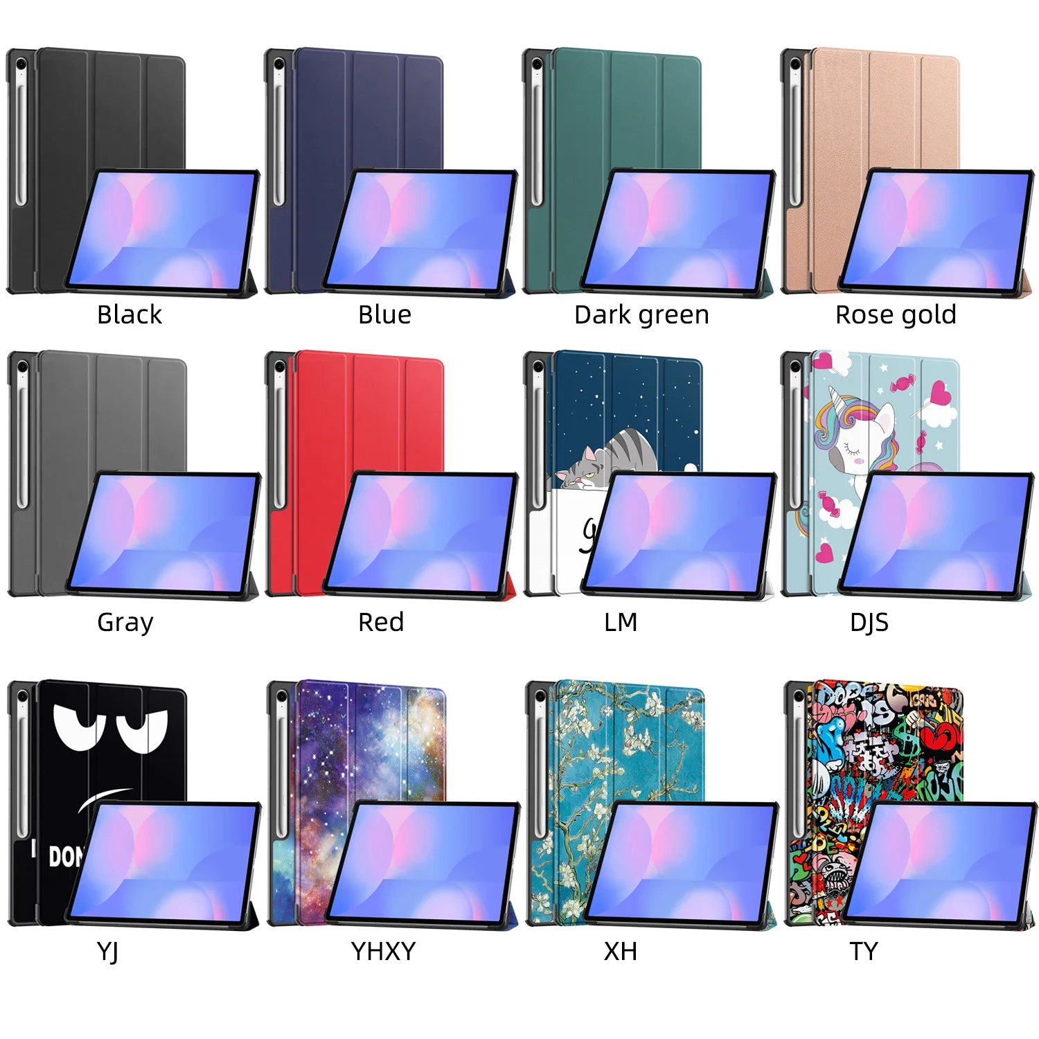 Für Tablet S10FE+ Style 13.1 Hülle S10FE Plus Stand-Schutzhülle – Detail 2