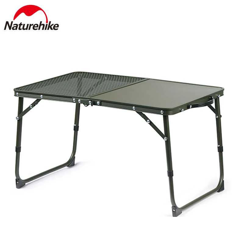 

Naturehike Camping Table MDF Portable Folding Outdoor Picnic Table Height Adjustable Coffee Table Ultralight Folding Mini Table