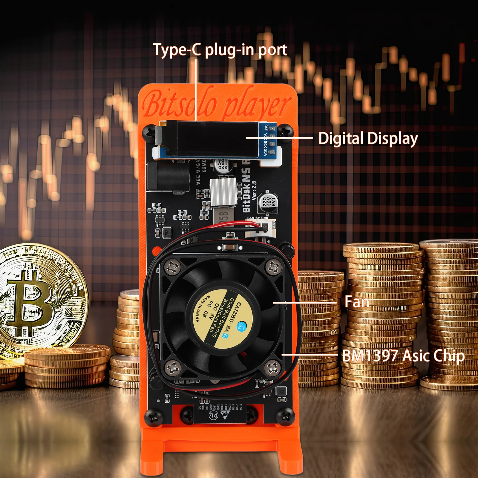 2025 Latest BITDSK SOLO Miner 150Gh/s-200Gh/s Home Mining BM1397 Asic Chip  BTC | eBay