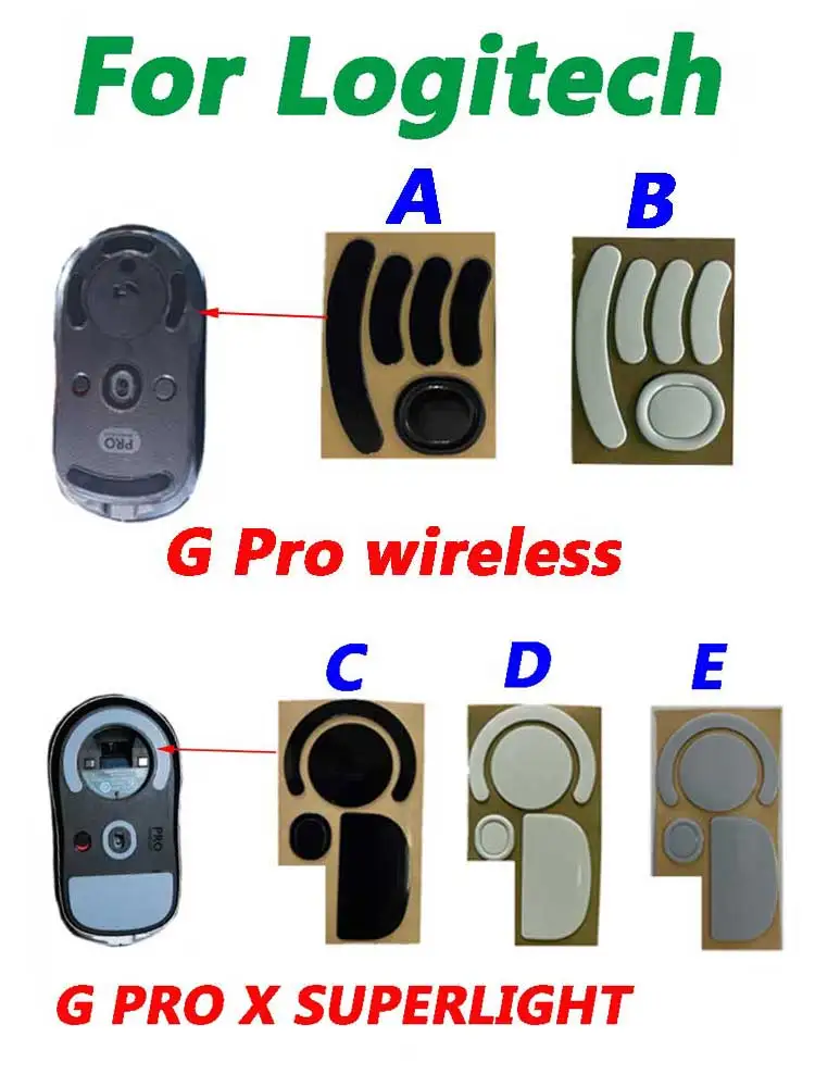 3set Mouse Feet Skates Pads For Logitech