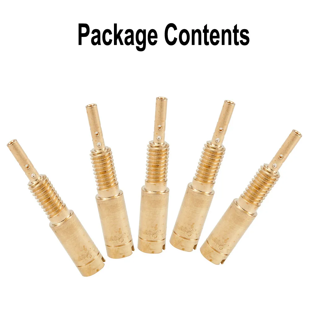 

5pcs Jets Carburetor Pilot For Mikuni Carb Kit Racing ATV Replacement Slow VM22-3847 Practical Useful Brand New