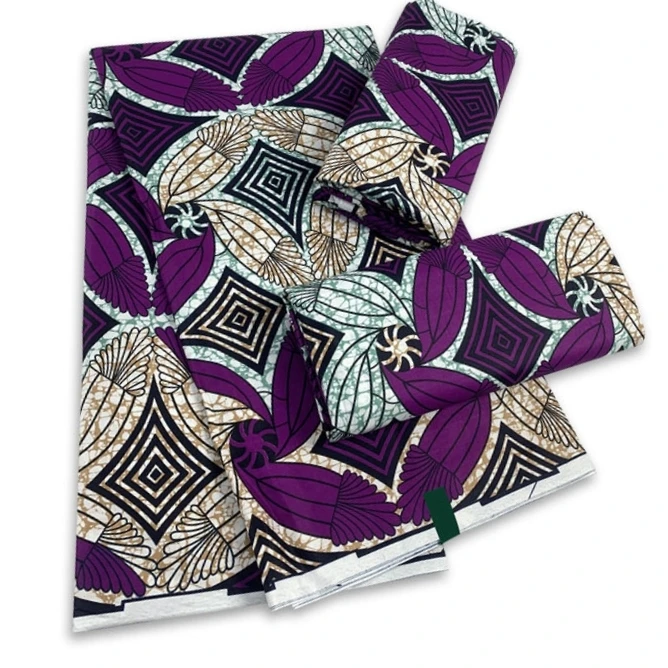 Prezzo Di Fabbrica Ankara Wax Fabric Garantito Vero Tessuto Di Cera Con Stampa Reale Africana 100% Cotone Ghana Style Soft Pagne Wax Sewing
