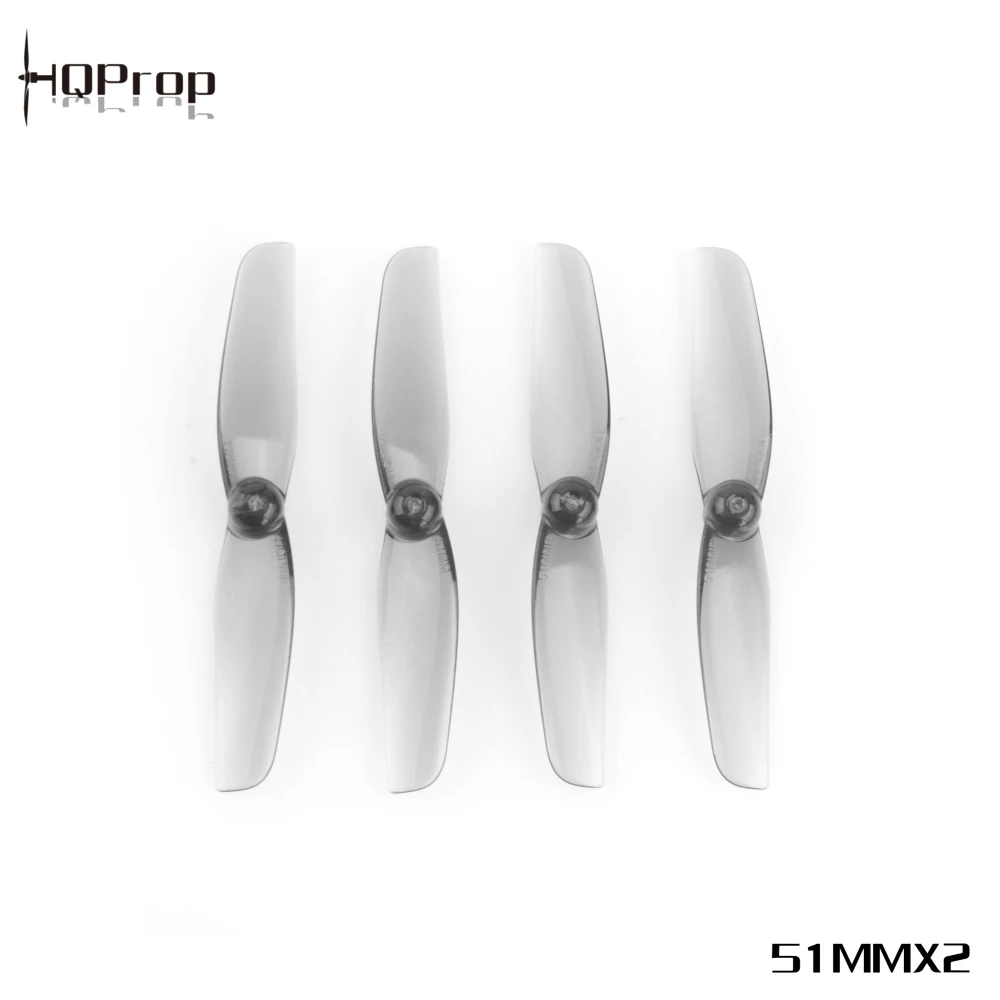 HQProp 51mm 2 pouces hélices 2 pales blanc pour drone Whoop FPV