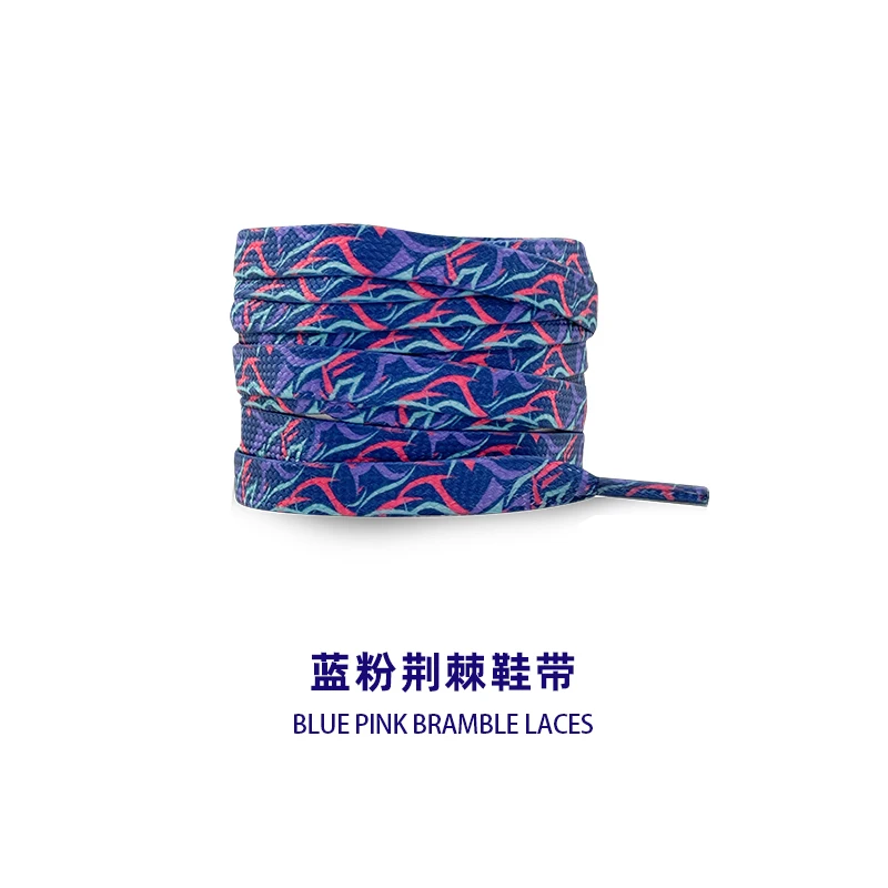 1Pair Flat Shoelaces for Sneakers Personalized Pattern AF1/AJ Sports Casual Basketball Shoelace Women Men Shoes Rope Shoetrings