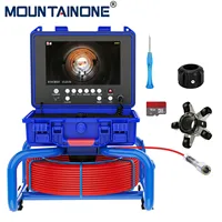 Sewer Inspection Camera 9" Meter Counter DVR Drain Sewer Video Endoscope Borescope camera with Self-Leveling 512HZ Locator 1