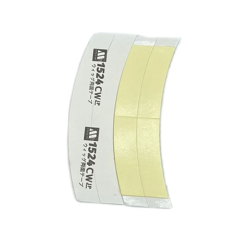 36 pieces Japan 1524 C shape White TAPE tape lace front tape for wig adhesive toupee 3 weeks lasting 7.6 * 2.2cm