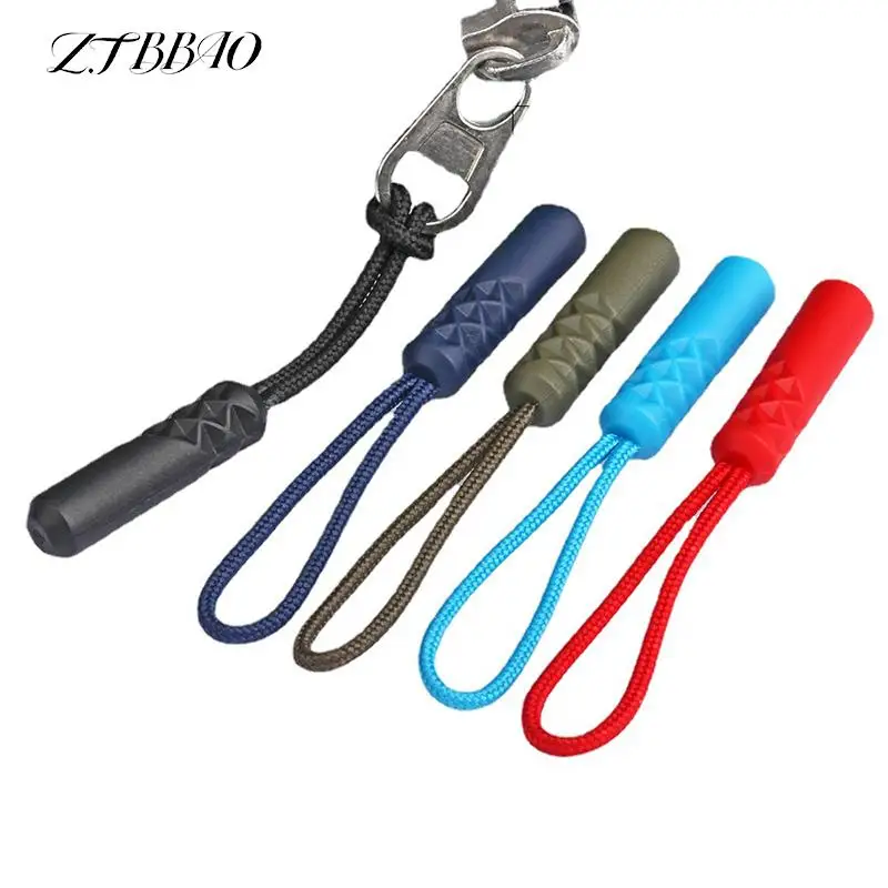 

10pcs Zippers Pull Puller End Broken Buckle Fixer Suitcase Tent Backpack Zipper Cord Fit Rope Tag Replacement Clip