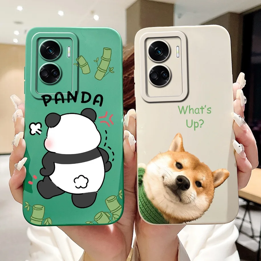Shockproof Soft Liquid Silicone Phone Case with Popular Flower Design