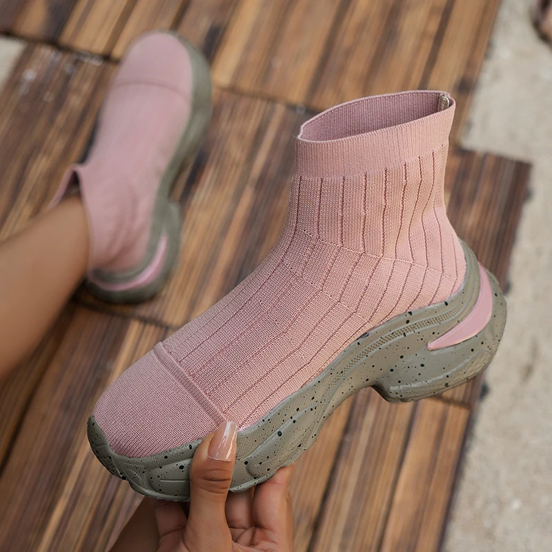 

Women's Casual Sports Shoes Fashion New Platform Women's Shoes Breathable Comfortable Platform Women's Shoes Zapatos De Mujer