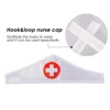 Doctor Nurse Cosplay Uniform and Hat for Kids White Apron Pretend Play Toy Kindergarten Family Costumes Educational Toys 4
