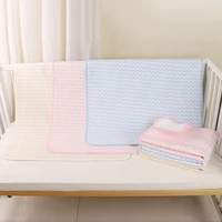 Matelas à langer pour bébé, en coton, réutilisable, imperméable, drap de berceau, lavable, couvre-lit pour nouveau-né, matelas à couches d'urine 2