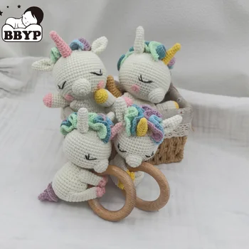 Coperta di sicurezza per bambini Asciugamano Bavaglino per alimentazione Asciugamano morbido Panno per ruttini in cotone Regalo per doccia infantile Sonaglio per animali adorabili lavorato a maglia Dormire