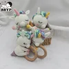 Baby Security Blanket Towel Feeding Bib Soft Towel Cotton Burping Cloth Infant Shower Gift Knitted Lovely Animal Rattle Sleep To 1