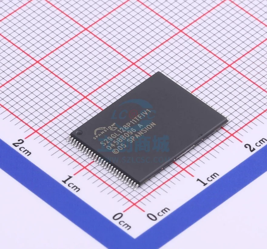 100% S29GL128P11TFIV10 упаковка TSOP-56 новый оригинальный чип интегральной схемы памяти оригинальный оригинальный smd w25q128jveiq wson 8 3v 128m bit последовательный чип флэш памяти